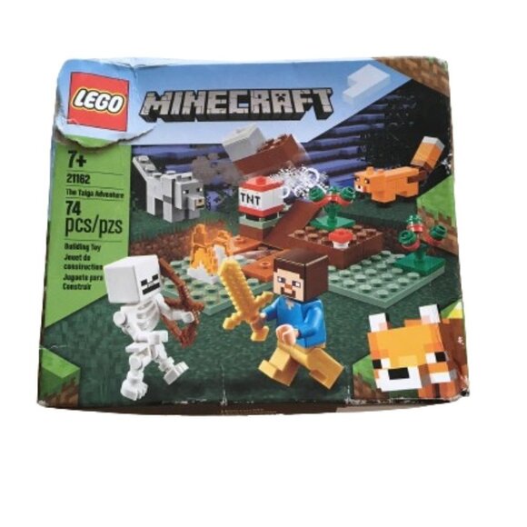 LEGO 21162 Minecraft The Taiga Adventure 74 Piece Building Play Set Damaged Box - Picture 6 of 6